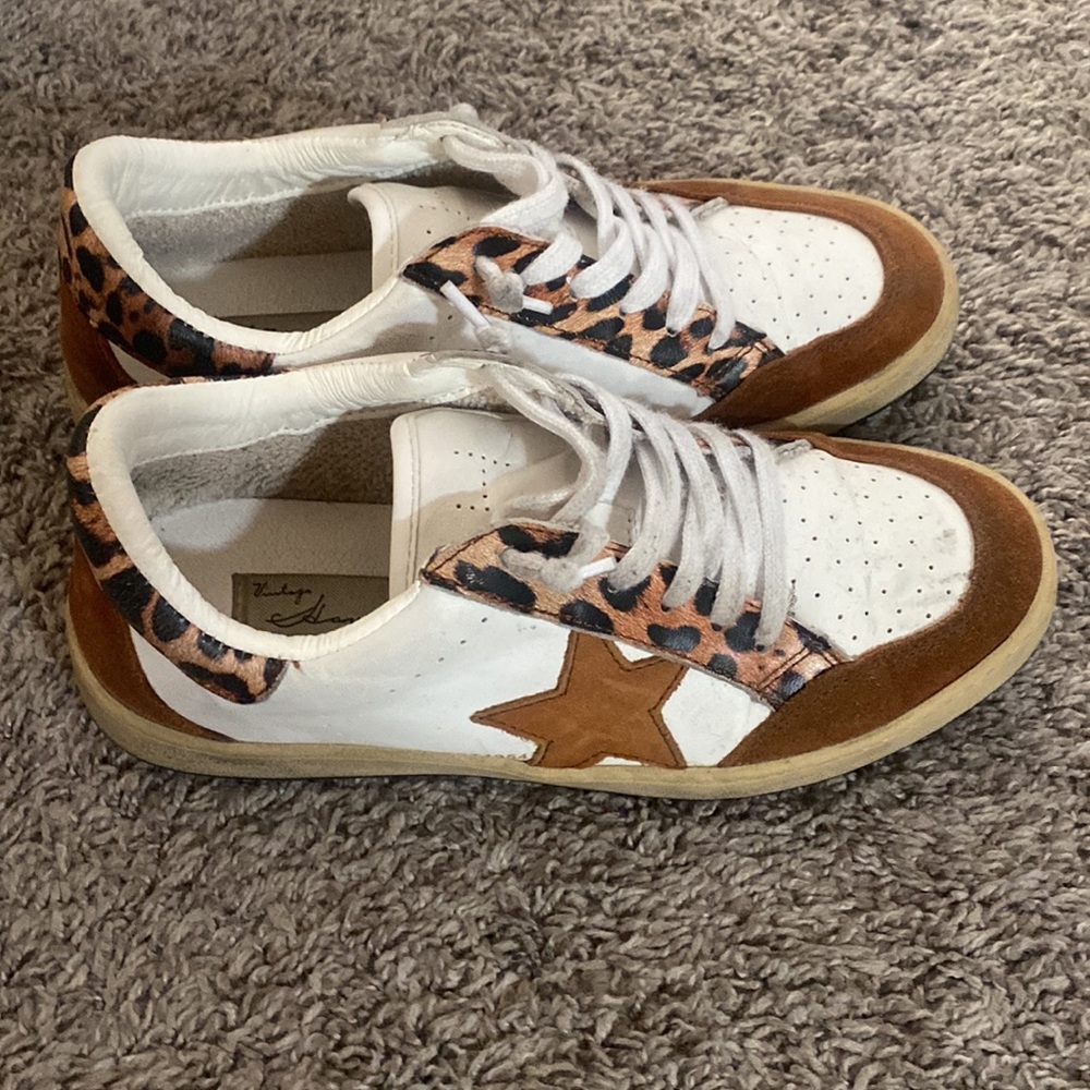Vintage Havana Star Leopard Sneakers
